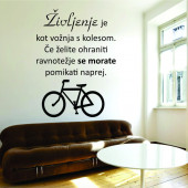 Življenje je kot vožnja s kolesom