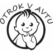 Nalepka Otrok v avtu T0041