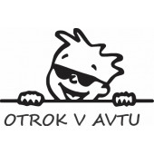 Nalepka Otrok v avtu T0044