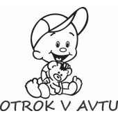 Nalepka Otrok v avtu T0055