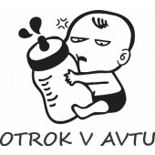 Nalepka Otrok v avtu T0081