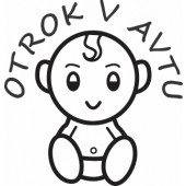 Nalepka Otrok v avtu T0097