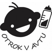 Nalepka Otrok v avtu T0124