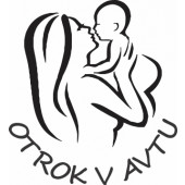 Nalepka Otrok v avtu T0144