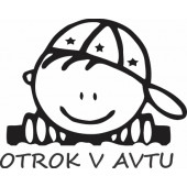 Nalepka Otrok v avtu T0151