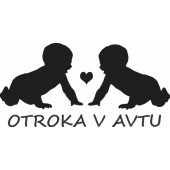 Nalepka Otroka v avtu T0157