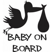 Nalepka Baby on Board T0164
