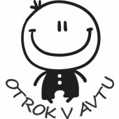 Nalepka Otrok v avtu T0181