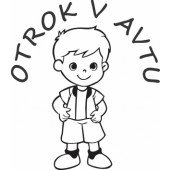 Nalepka Otrok v avtu T0006