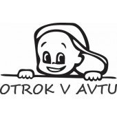 Nalepka Otrok v avtu T0020