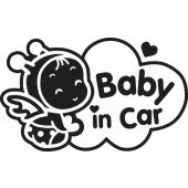 Nalepka Baby in Car T0076