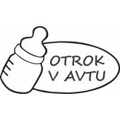 Nalepka Otrok v avtu T0083