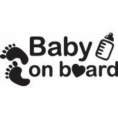 Nalepka Baby on Board T0117