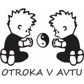 Nalepka Otroka v avtu T0127