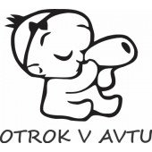 Nalepka Otrok v avtu T0141