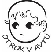 Nalepka Otrok v avtu T0148