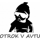 Nalepka Otrok v avtu T0172