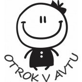 Nalepka Otrok v avtu T0182