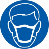 Znak Obvezna uporaba protiprašne zaščitne maske