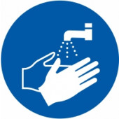 Znak Obvezno umivanje rok