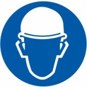 Znak Obvezna uporaba zaščitne čelade