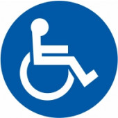Znak Obvezna uporaba za invalide