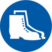 Znak Obvezna uporaba zaščitne obutve