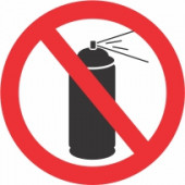 Znak Prepovedana uporaba aerosolov