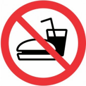 Znak Prepovedana hrana in pijača