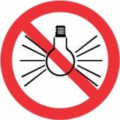 Znak Prepovedana uporaba luči
