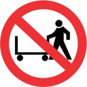 Znak Prepovedana uporaba ročnih vozičkov