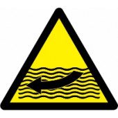 Znak Pozor! Močni tokovi