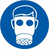 Znak Obvezna uporaba zaščitne maske s filtrom