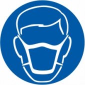 Znak Obvezna uporaba protiprašne zaščitne maske