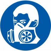 Znak Obvezna uporaba dihalne maske