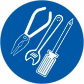 Znak Obvezna uporaba delovnega orodja