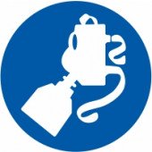 Znak Obvezna uporaba plinske maske