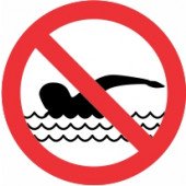 Znak Prepovedano plavanje