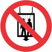 Znak Prepovedana uporaba dvigala