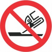 Znak Prepovedano brušenje