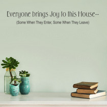 Joy to this House