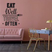 Eat well, travel often A0614
