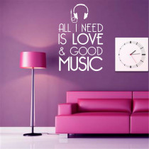 All I need is love & good music A0712