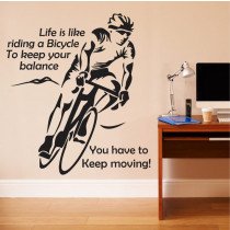 Life is like riding a bicycle A0597