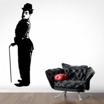 Stenska nalepka Charlie Chaplin C0181