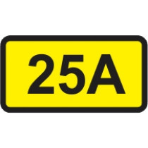Elektro znak 25A