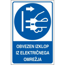 Obvezen izklop iz električnega omrežja