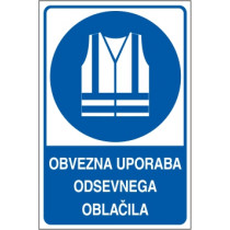 Obvezna uporaba odsevnega oblačila