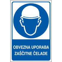 Obvezna uporaba zaščitne čelade