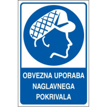 Obvezna uporaba naglavnega pokrivala